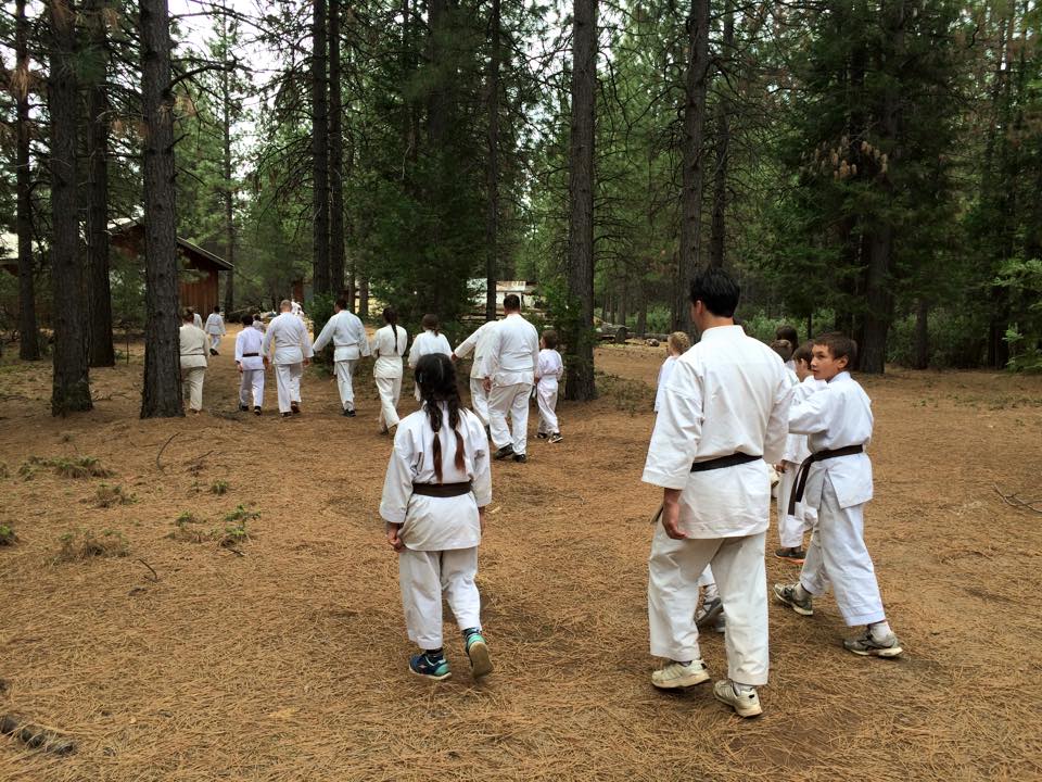 Karate Camp Walking Back